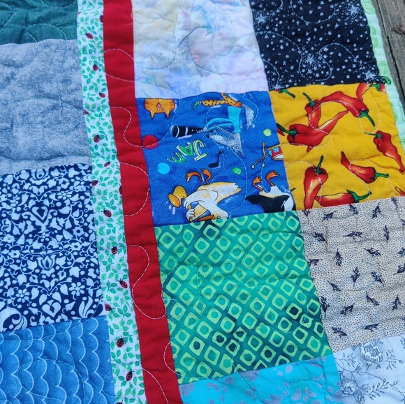 Handmade Patchwork Baby Quilt - Picture 3 of 8